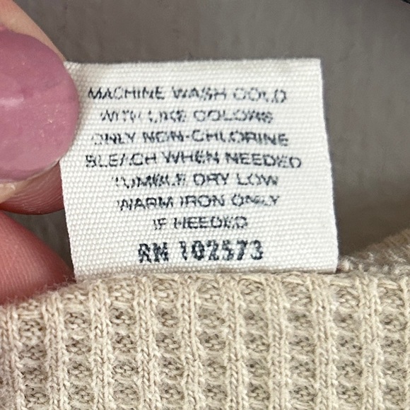 Y2K HOLLISTER Surf Graphic Waffle Knit Long Sleeve Shirt Skater Coastal Men’s M - Picture 10 of 10